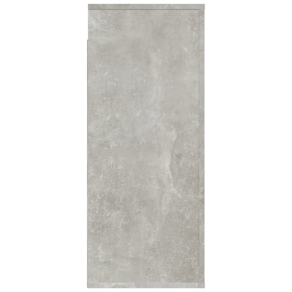 Mobile a parete in legno composito grigio cemento 80 x 33 x 80 cm contenitore versatile design pratico 02_0048284