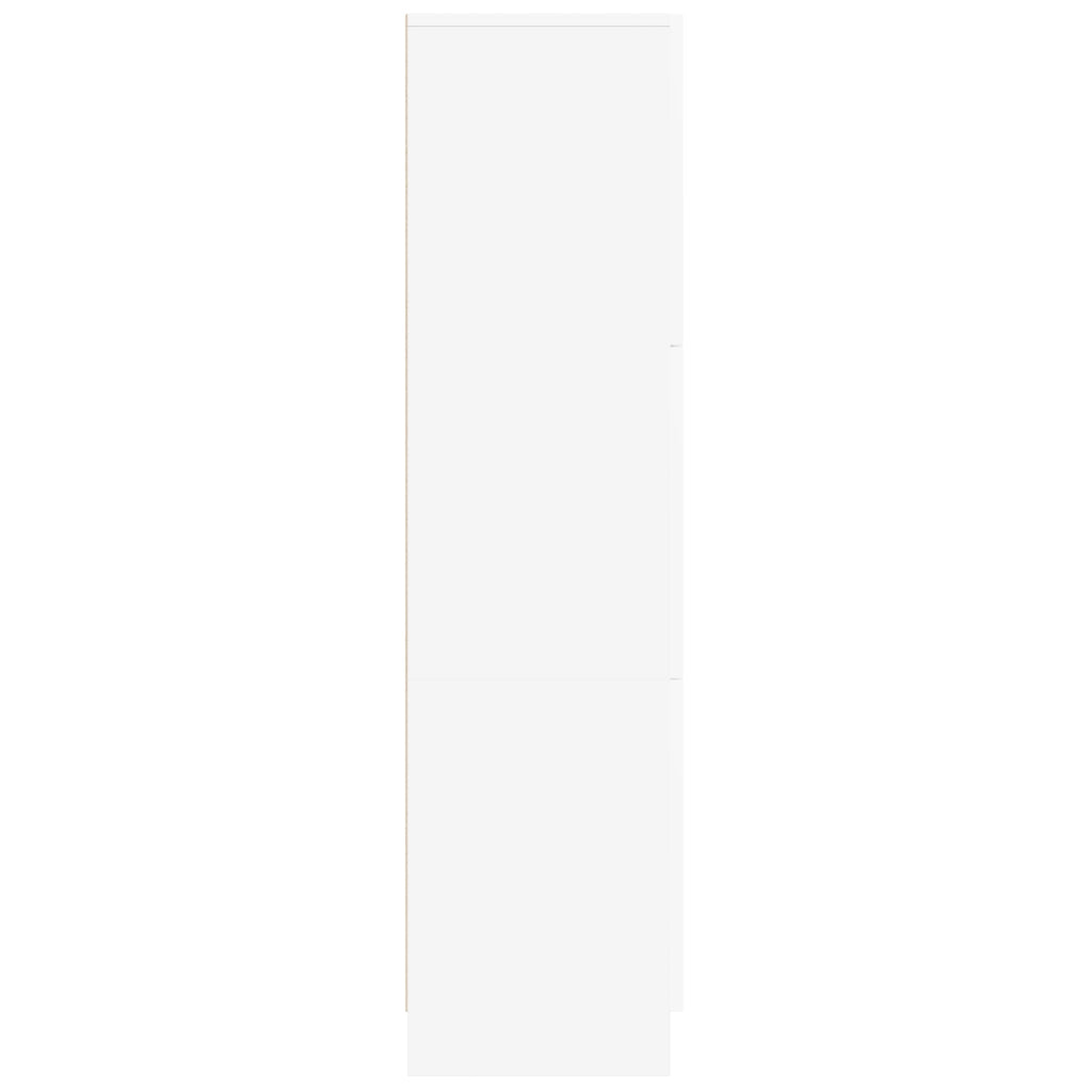 Sideboard Bianco Bianco Legno MDF Medio Sideboard Bianco