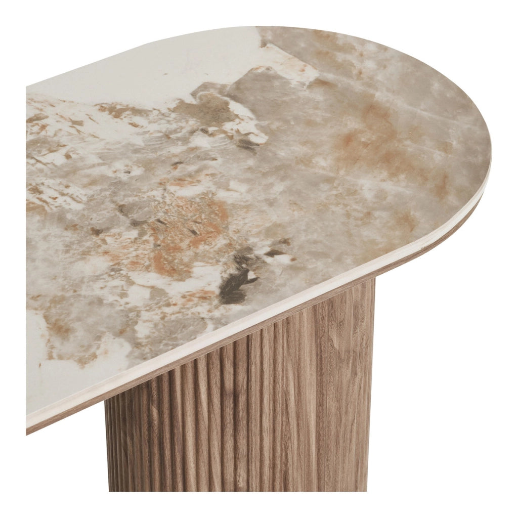 Tavolo Consolle Athens, Marrone, MDF, 40x120x78 cm