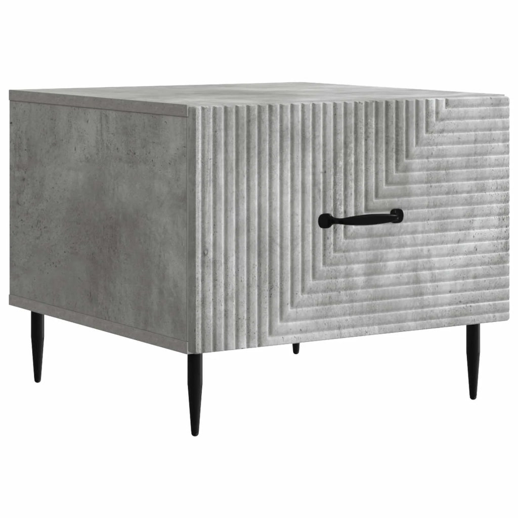 Tavolino da salotto con cassetto Grigio Cemento 49 x 50 x 40 cm 894968