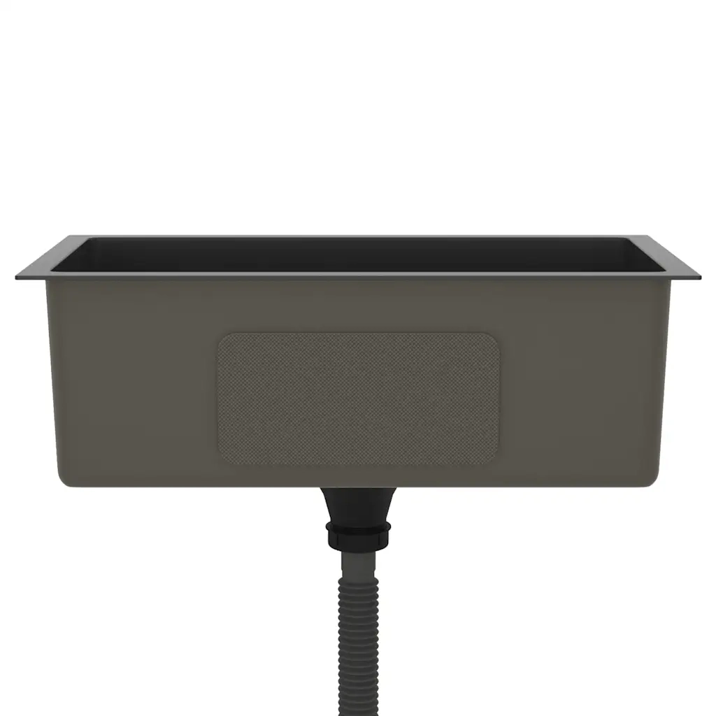 Lavello da Cucina Lavorato a Mano Nero Acciaio Inox CFW3602402