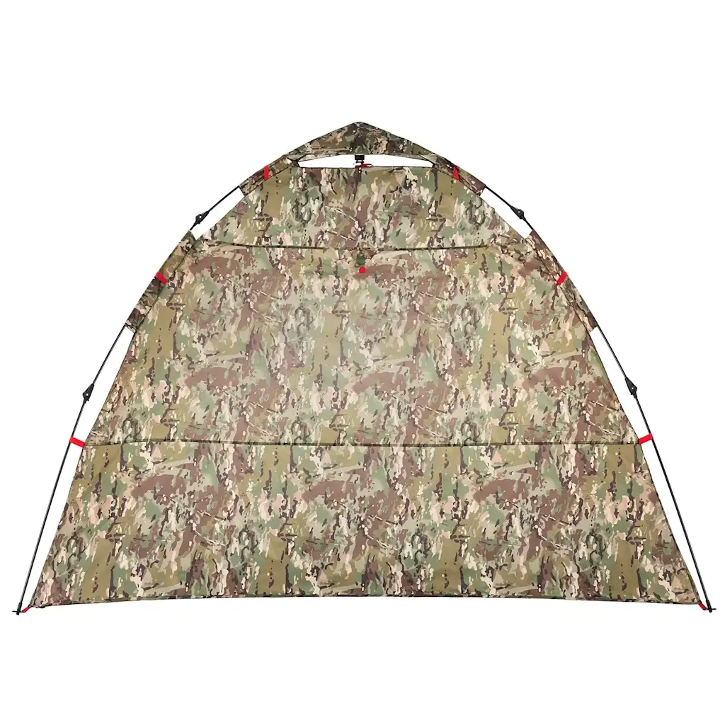 Tenda da Pesca 4 Persone-Tenda da campeggio Mimetica a Rilascio Rapido 454959