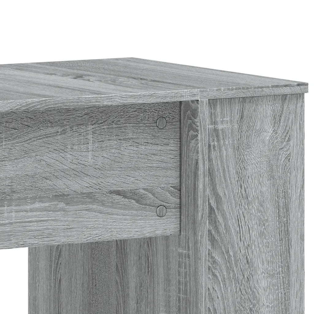 Scrivania | Tavolo da Ufficio Grigio Sonoma 140x50x75 cm in Legno Multistrato