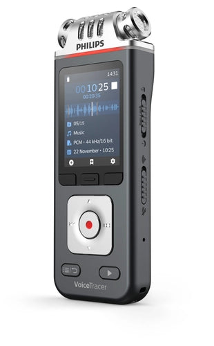 Philips VoiceTracer Nero, Grigio