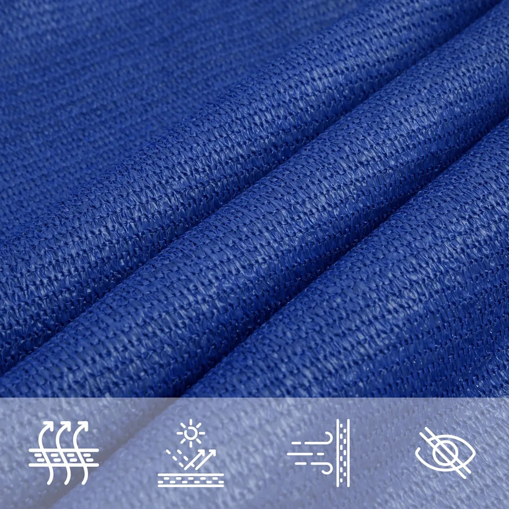 Vela Parasole 160 g/mÂ² Quadrata Blu 7x7 m in HDPE