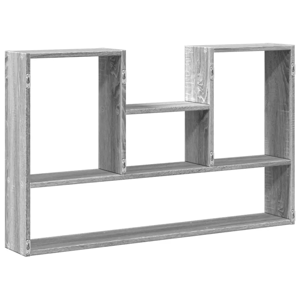 Mensola a Muro | Mensola a parete Grigio Sonoma 99x15x60 cm in Truciolato