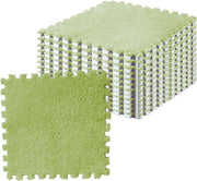 Tappetino Antislip per Bambini 10 Pezzi - Piuma - Tegole per Pavimento - Camera da Bambini - Comfortevole e Sicuro - Facile da Installare
