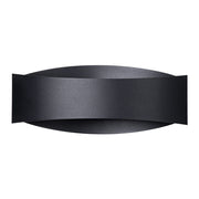 Applique parete minimalista Benito nera G9 8W Pure Lume