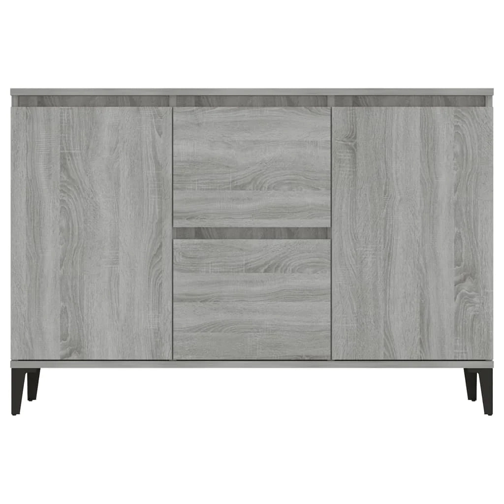 Buffet credenza cassettiera armadio mobile contenitore organizer cucina soggiorno salotto Sonoma 104 x 35 x 70 cm legno ingegnerizzato grigio 02_0036279