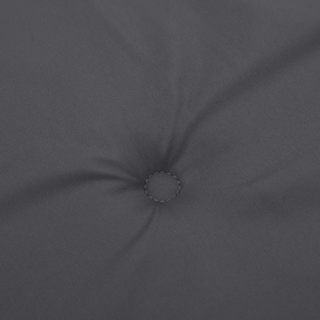 Cuscino per Panca Antracite 120x50x4 cm in Tessuto Oxford 43190