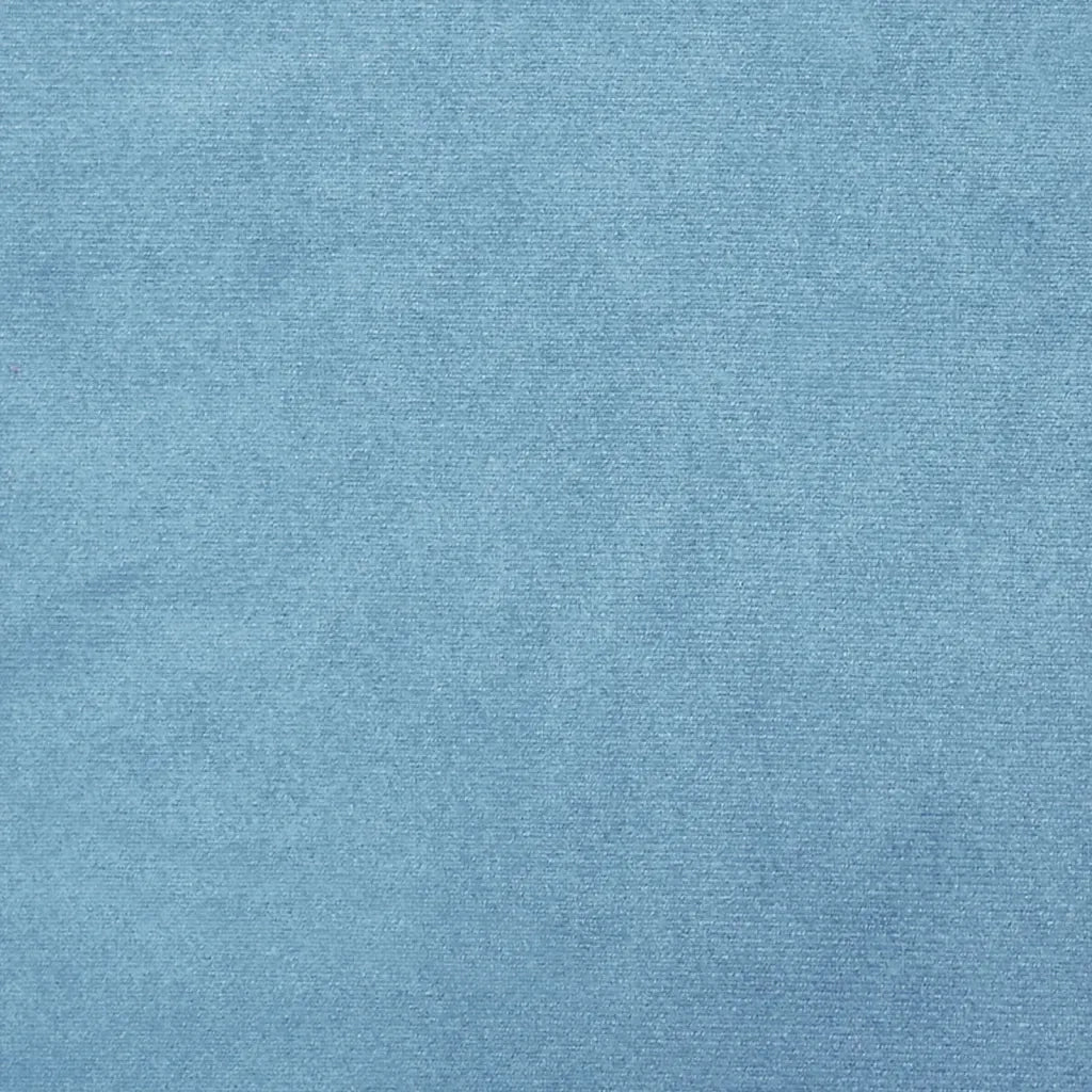 Sgabello Rotondo con Contenitore Azzurro in Velluto cod mxl 43076