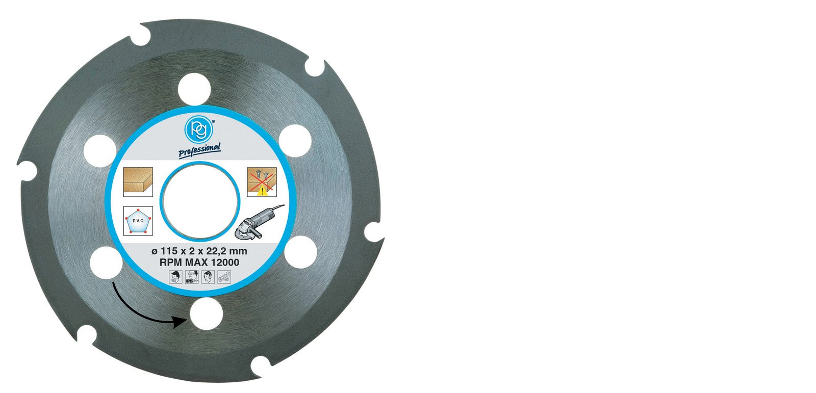 poggi art. 419.95 disco x legno mm.230x2x22,2 cod:ferx.838