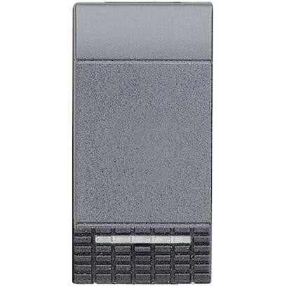 Pulsante 1P NC Bticino LivinghLight antracite L4034N