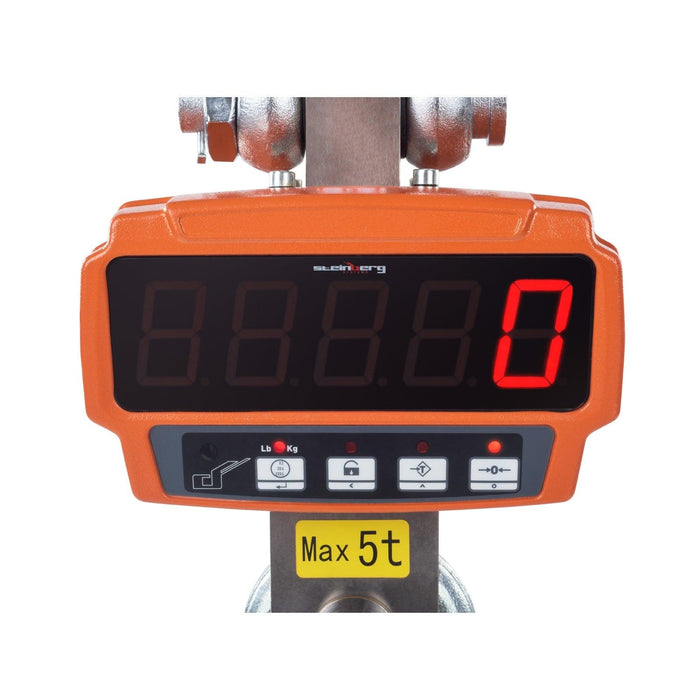 Pesatrice industriale professionale a gancio 5t/1kg - con telecomando 3414111