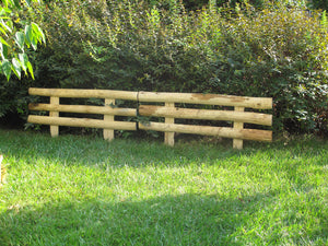 Minirecinzione Circe 2 Pezzi 100xh50 cm in Legno di Castagno