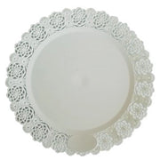 MAURY'S VASSOIO TRINATO TONDO IN PLASTICA TRASPARENTE DIAMETRO 32 CM