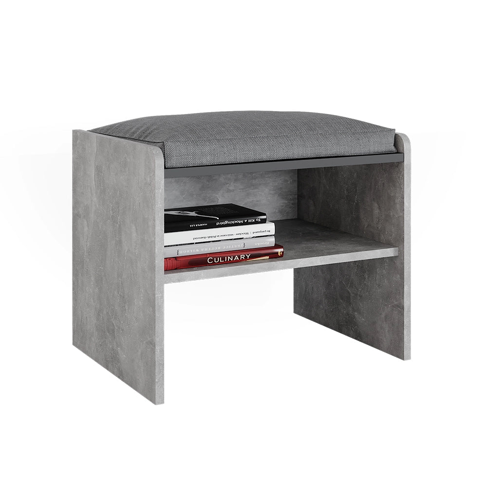 Vicco panca ad angolo Calcestruzzo/antracite 53.5 x 41.1 cm