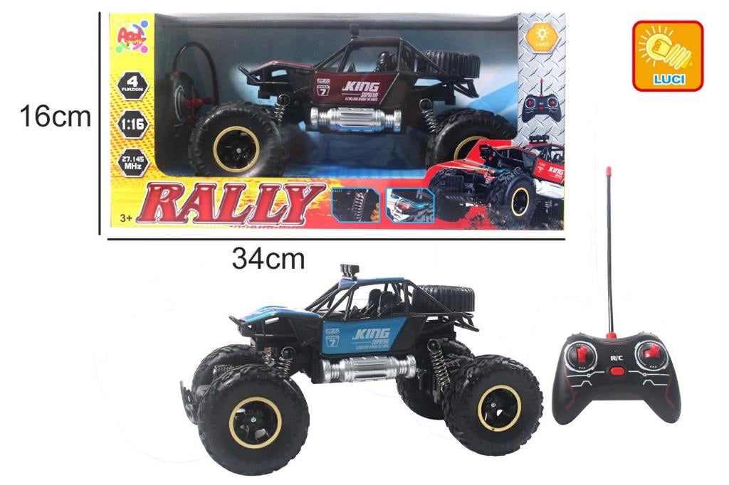 1 Pezzo Auto Rally Radiocomandata 4 Funzioni Vari Colori