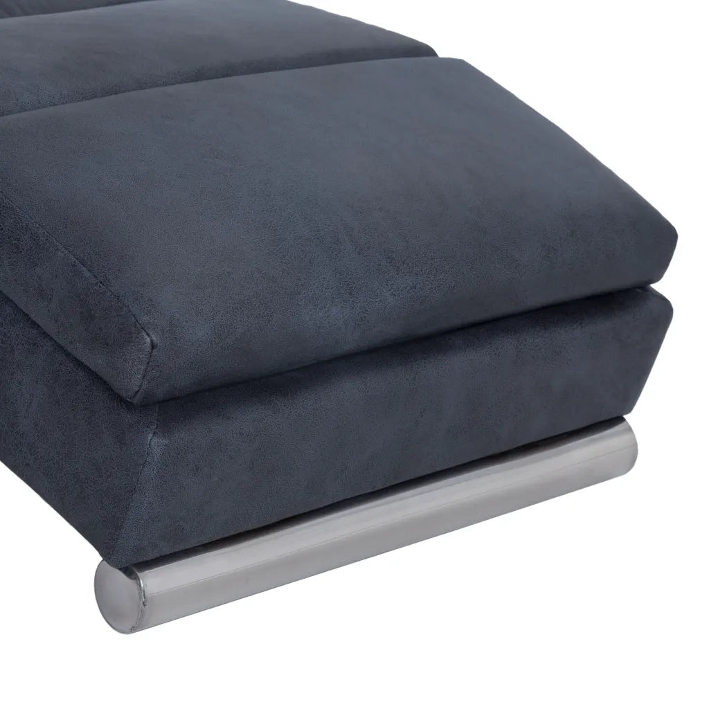 Sdraio Grigia in Pelle Sintetica Scamosciata CFW2965306