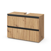 Vicco Mobile sottolavabo per bagno Artigiano 80 x 58 cm con 2 cassetti
