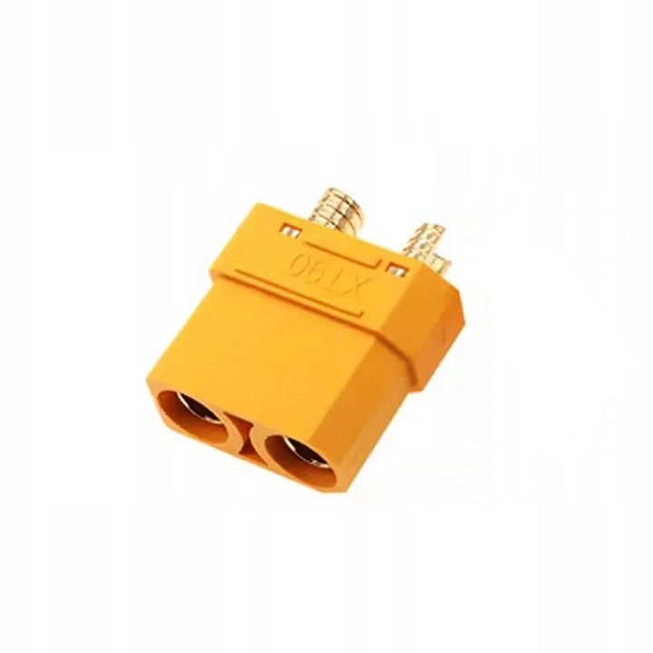 Connettore AMASS XT90 – Alta Corrente 40A | Oro, 2 Pin, 500V | Per Modellismo, Droni, RC, Progetti DIY