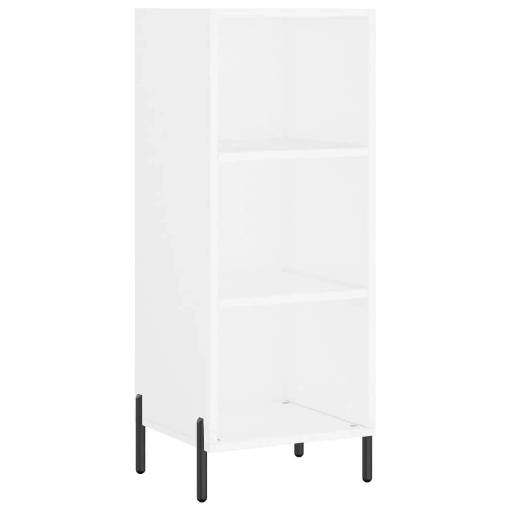 Buffet credenza cassettiera mobiletto mobile contenitore organizer per cucina soggiorno salotto 34,5 x 32,5 x 90 cm legno ingegnerizzato bianco 02_0030230