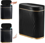 Pratino automatico 8L senza contatto per bagno con sensore di chiusura, cestino del cantiere silenzioso e impermeabile