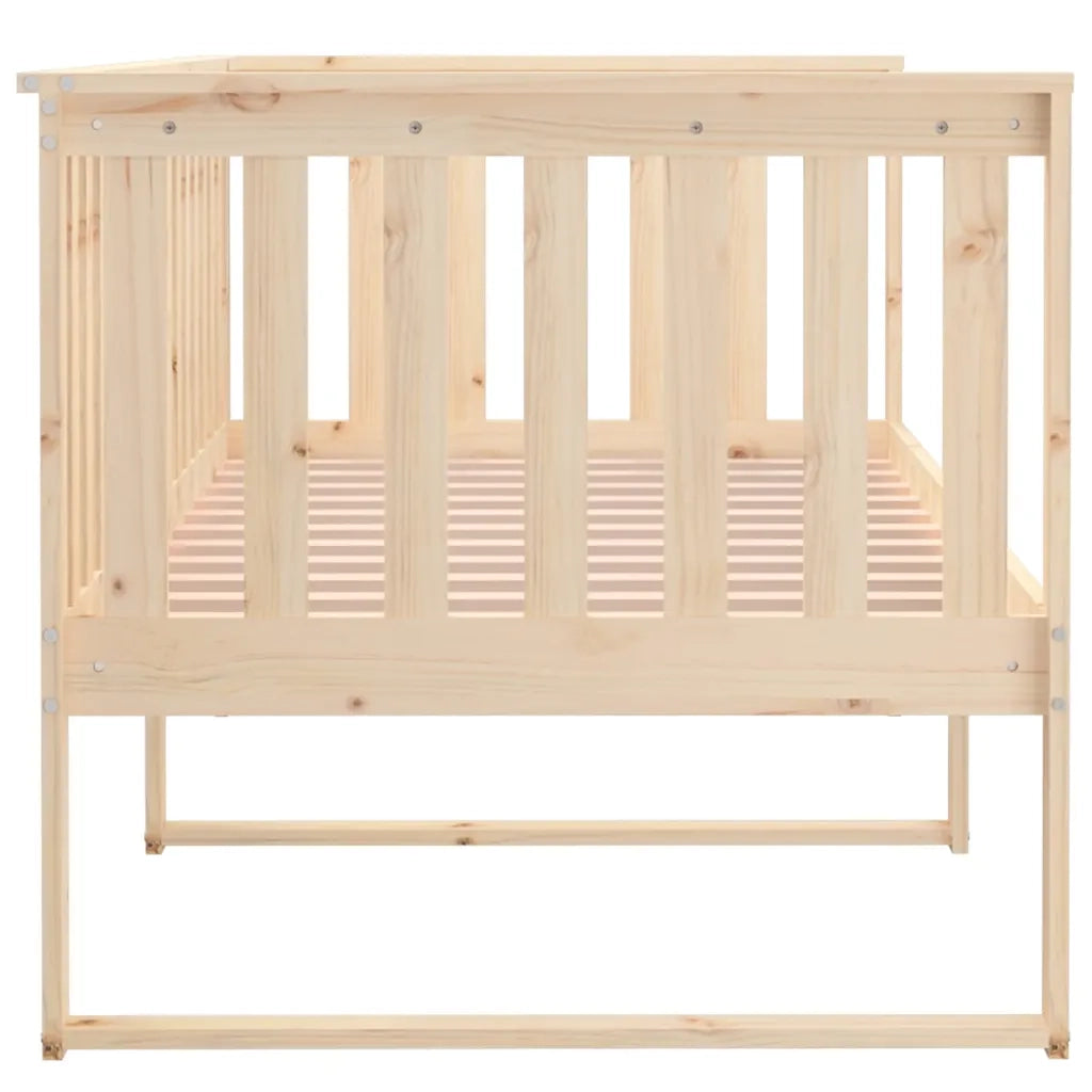Dormeuse senza Materasso-Divano Letto-Struttura Letto 90x200 cm in Legno Massello di Pino 466821