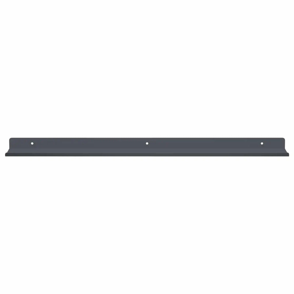 2 pz Mensola | Ripiano | Scaffale sospesa Antracite 60 x 8,5 x 2,5 cm Acciaio