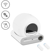 Lettiera autopulente controllata tramite app per smartphone apertura 25 cm sterilizzazione al plasma gomma ABS resina poliacetalica (POM) grigio/bianco 14_0009245
