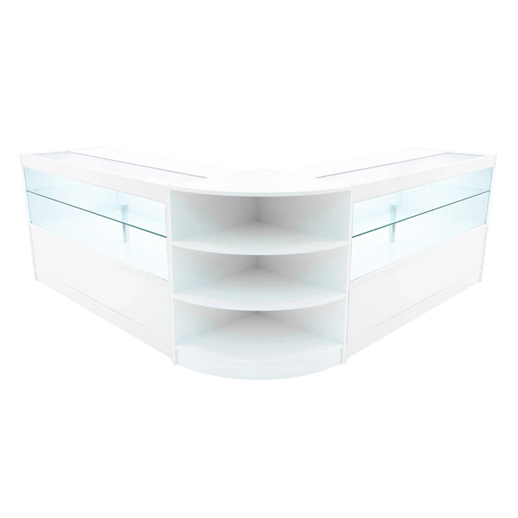 Set Banconi Andromeda LED C1500 x2 e LM60 – Bianco, Vetro, Chiavi