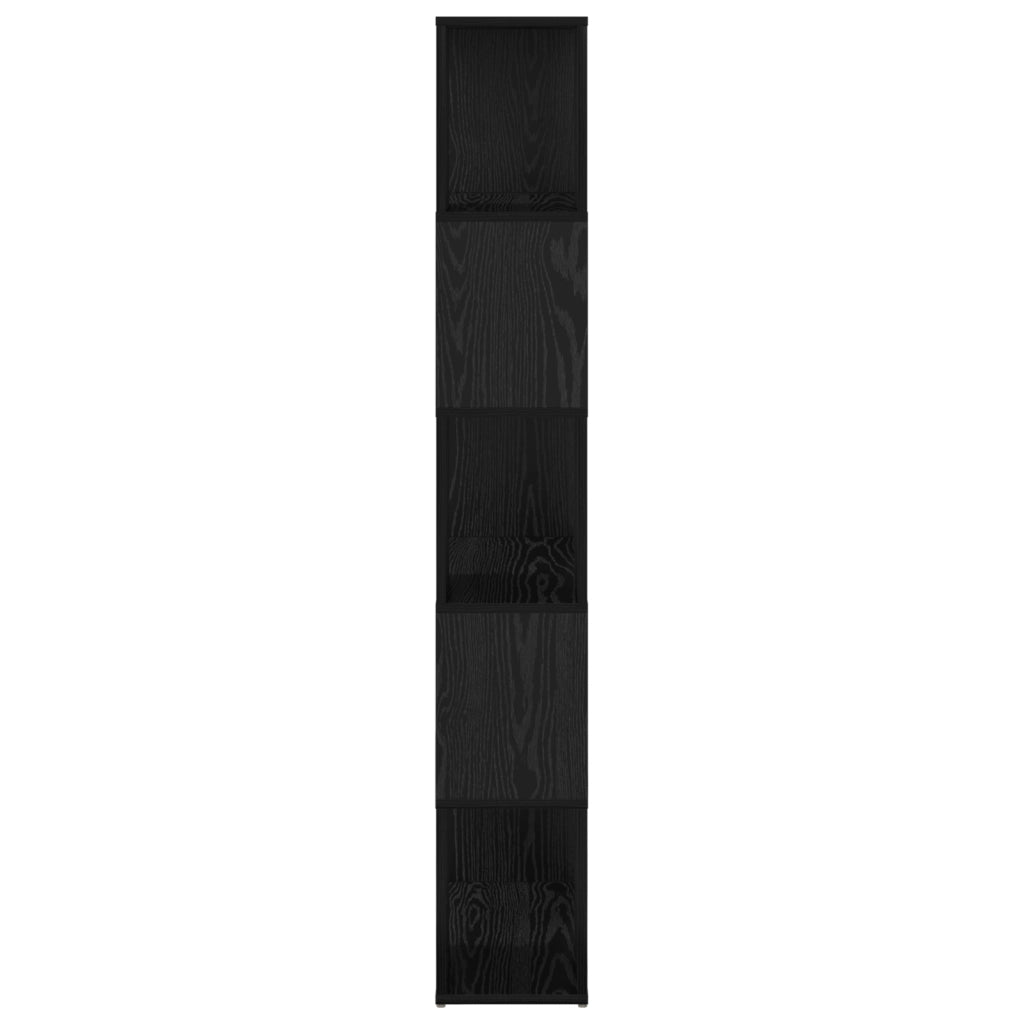 Libreria Quercia Nera Legno Ingegnerizzato 60 x 24 x 155 cm