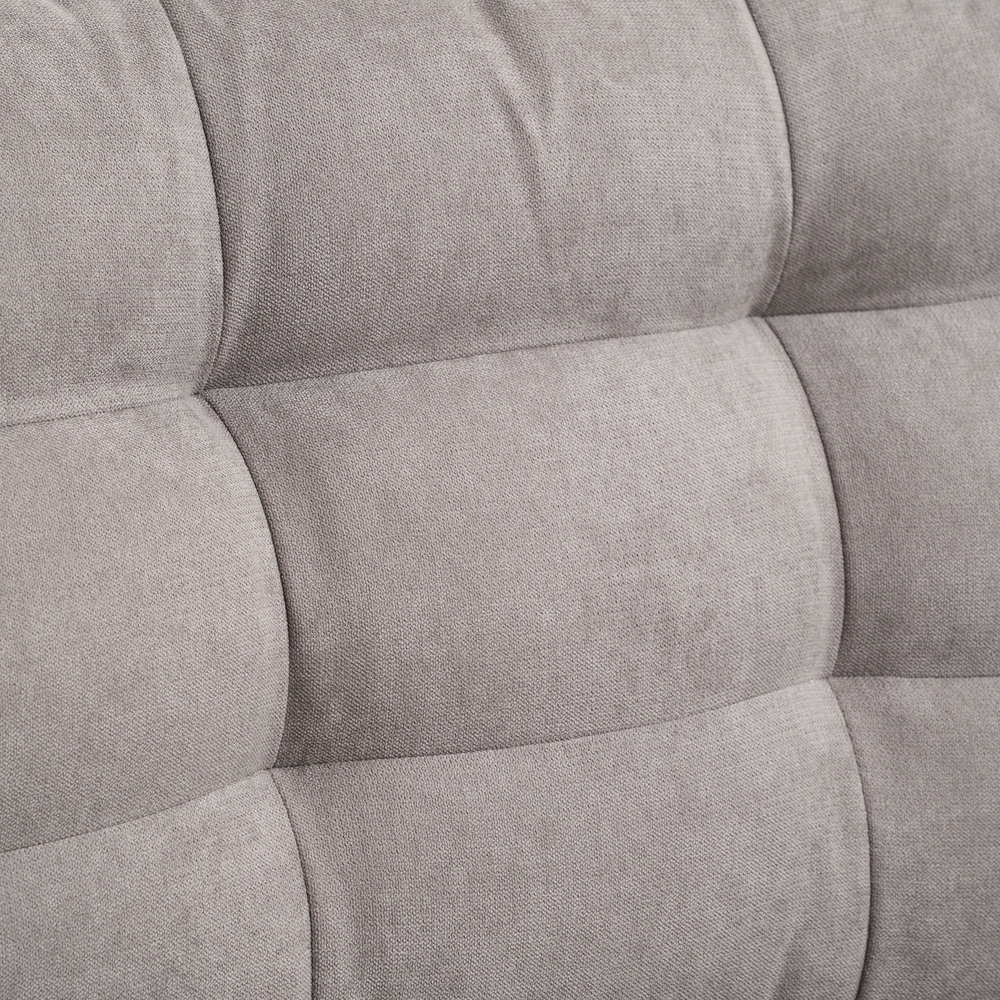 Easycomfort Divano Letto 3 Posti con Chaise Longue Contenitore in Tessuto, 217x134x85cm, Grigio