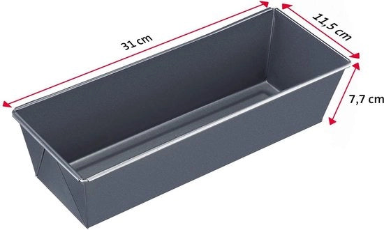 Springform con trattamento anticaderente, acciaio inox freddo laminato, Baking Classic, antracite, houtskool, Ø 30 cm