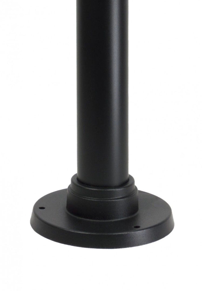 Paletto giardino nero 90cm globo 25cm E27 IP43 SU-MA