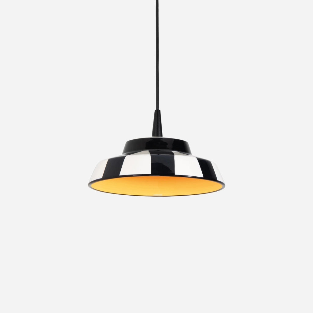 Circus Lampada a Sospensione in Ceramica Made in Italy Diametro 24 cm LED 8W 2700K Giallo per Illuminazione d'Interni di Design Elegante e Moderna