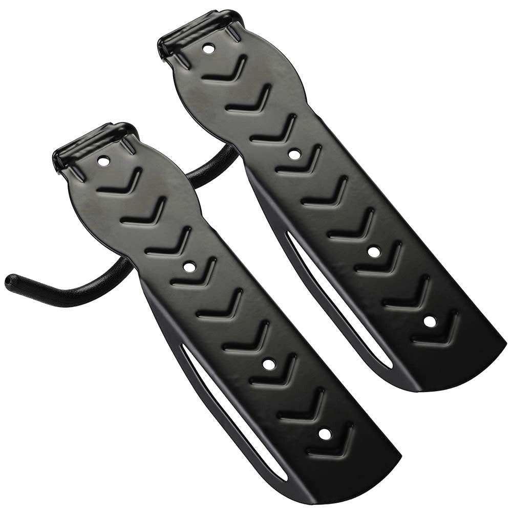 Kit 2 Staffe Porta Bicicletta Muro Pieghevole in Acciaio Gancio Supporto Bike