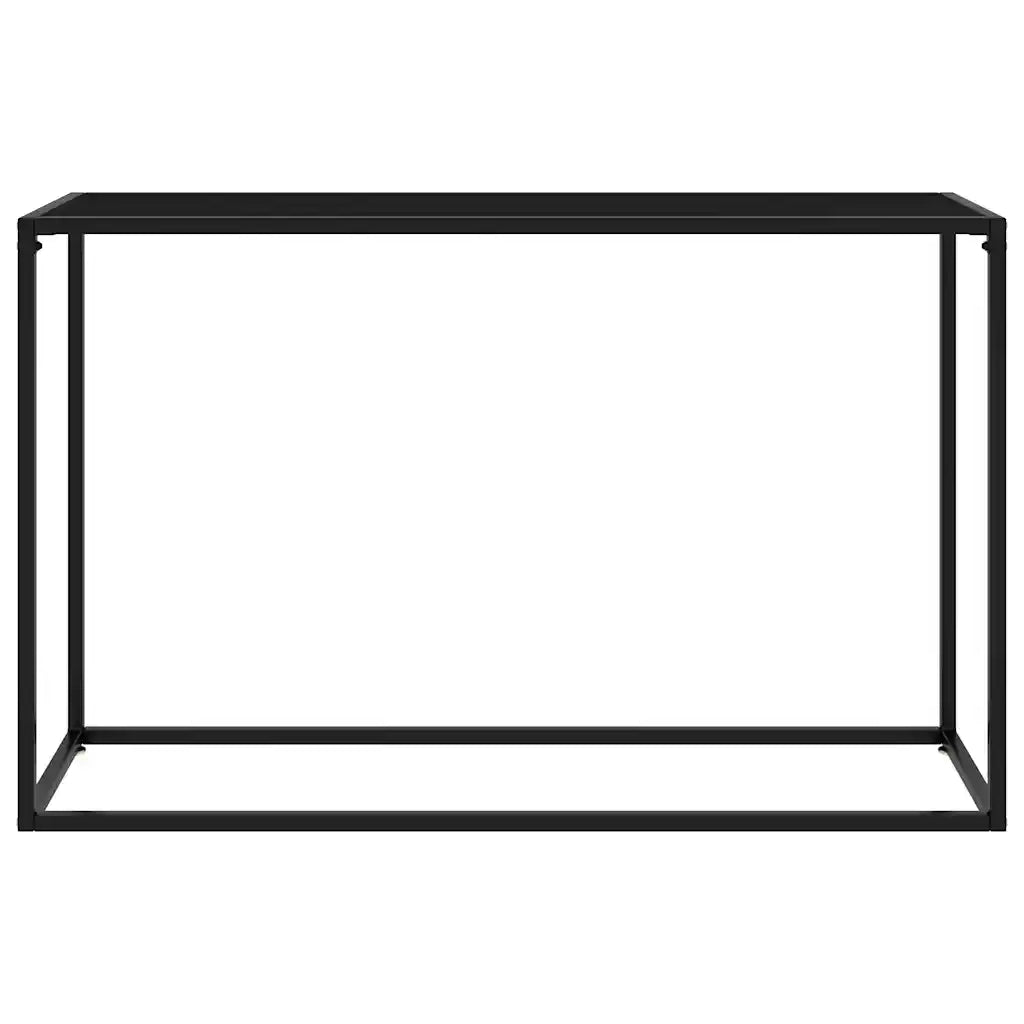 Tavolo Consolle | Tavolo d'Ingresso Nero 120x35x75 cm in Vetro Temperato