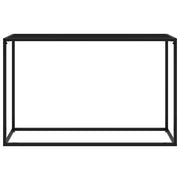 Tavolo Consolle | Tavolo d'Ingresso Nero 120x35x75 cm in Vetro Temperato
