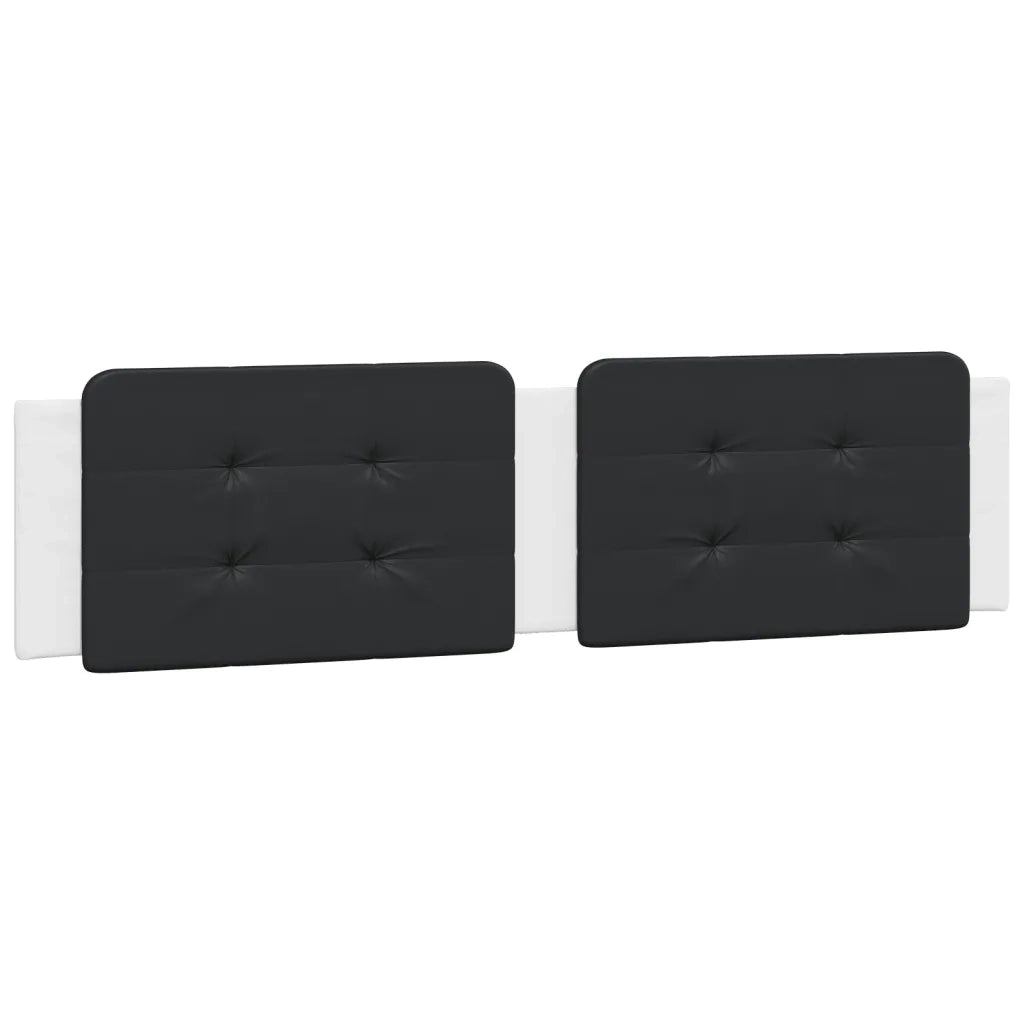 Cuscino Testiera Zadar Nero e Bianco 200 cm in Similpelle CFW9401994