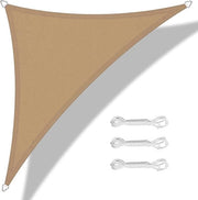 Ombrellone triangolare 36 x 36 x 36 metri acqua resistente - colore sabbia