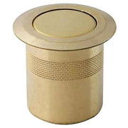 POZZETTO A MOLLA ANTIPOLVERE Ø 6x30 mm - Ottone lucido