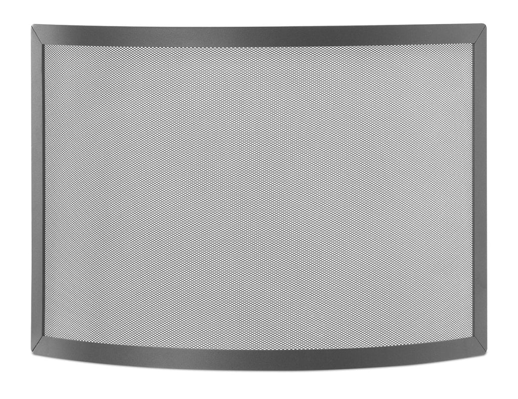 Parascintille Curvo 70x50 cm per Camino a Legna in Ferro Belfer 3007 Antracite