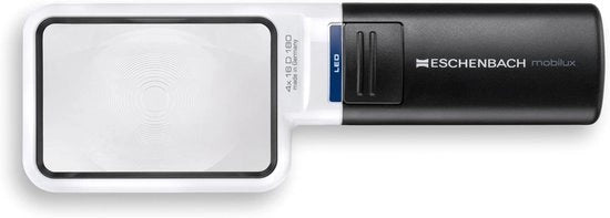 Maniglione con illuminazione LED e obiettivo ingrandente 4x - Ideale per ipovedenti