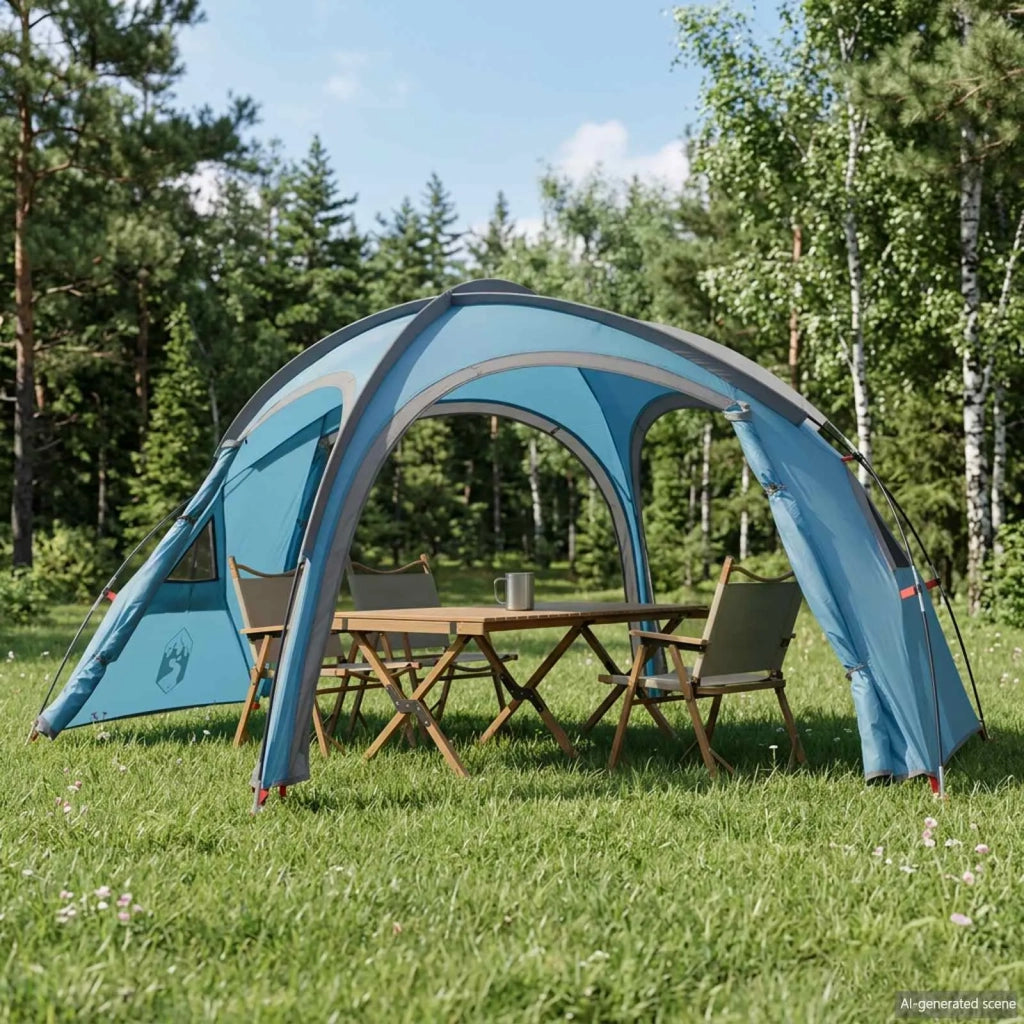Tenda da trekking con telo impermeabile 2 persona 2 persone Blu 42042215