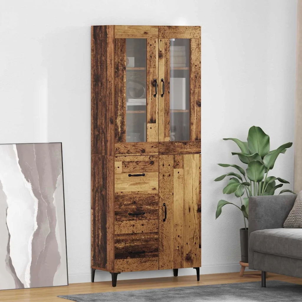 Credenza Legno vecchio 69,5 x 34 x 180 cm Legno multistrato 3415777