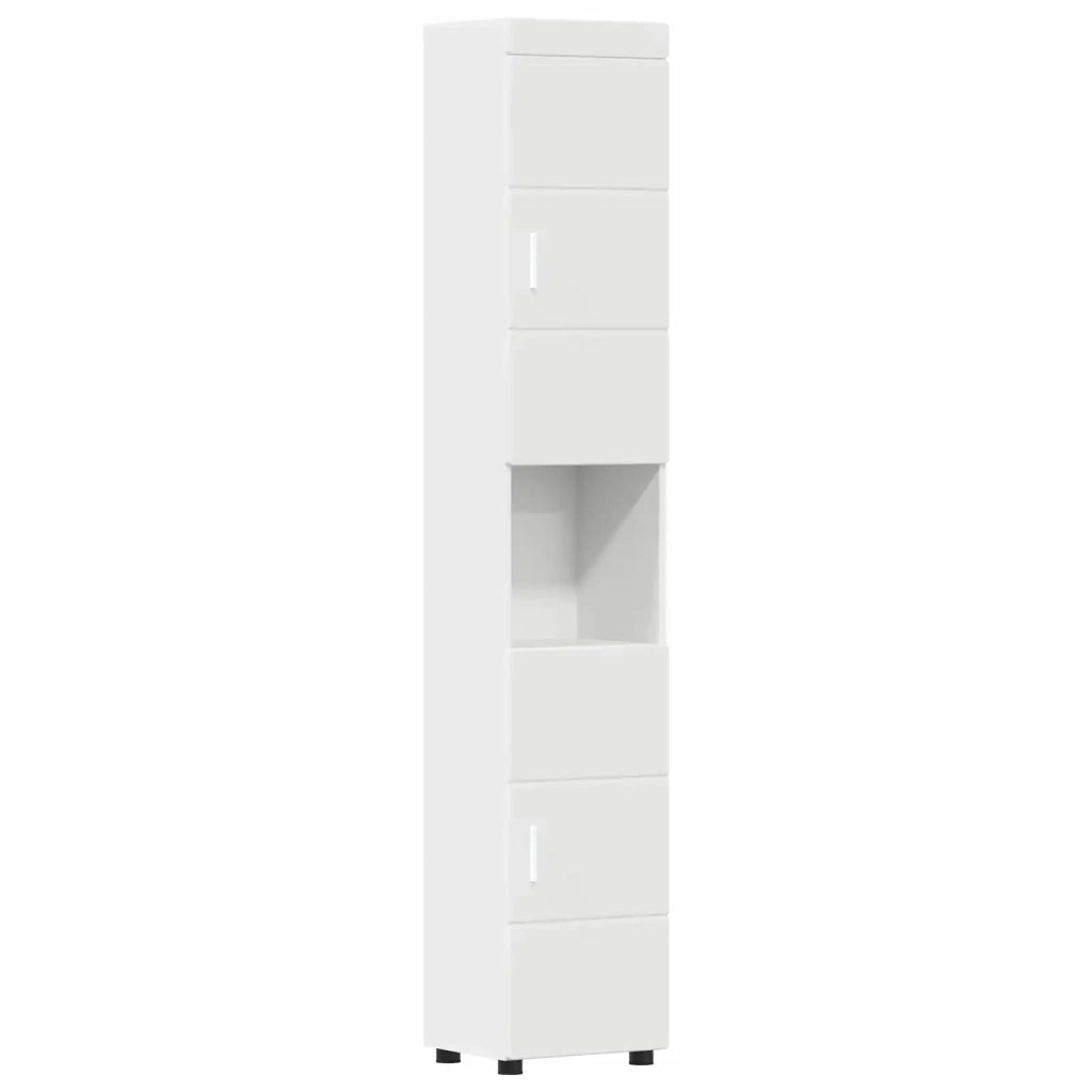 Set di Armadi da Bagno TULUM Bianco 37 x 31,5 x 203 cm
