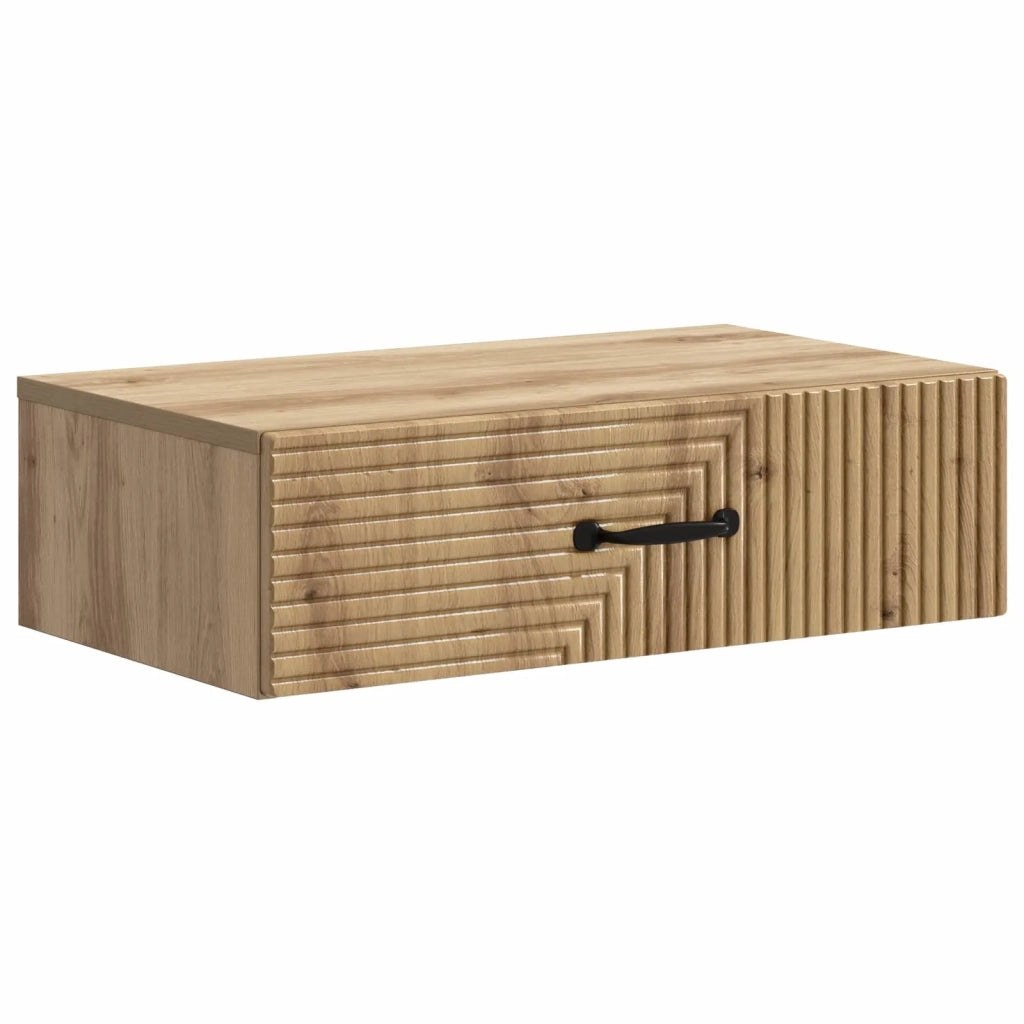 Tavolino da Parete Laterale Rovere Artigianale