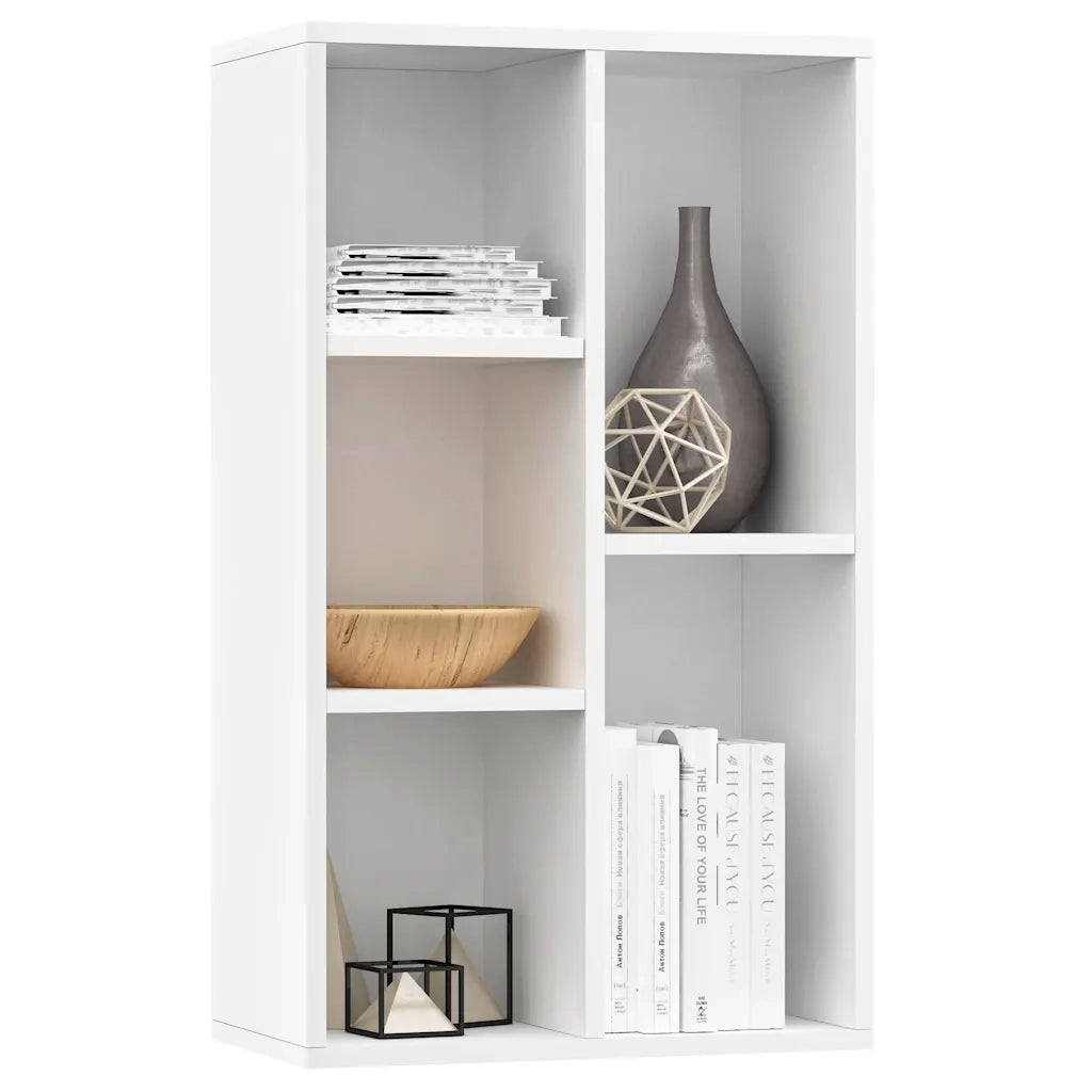 Libreria/Credenza Bianca 50x25x80 cm in Truciolato