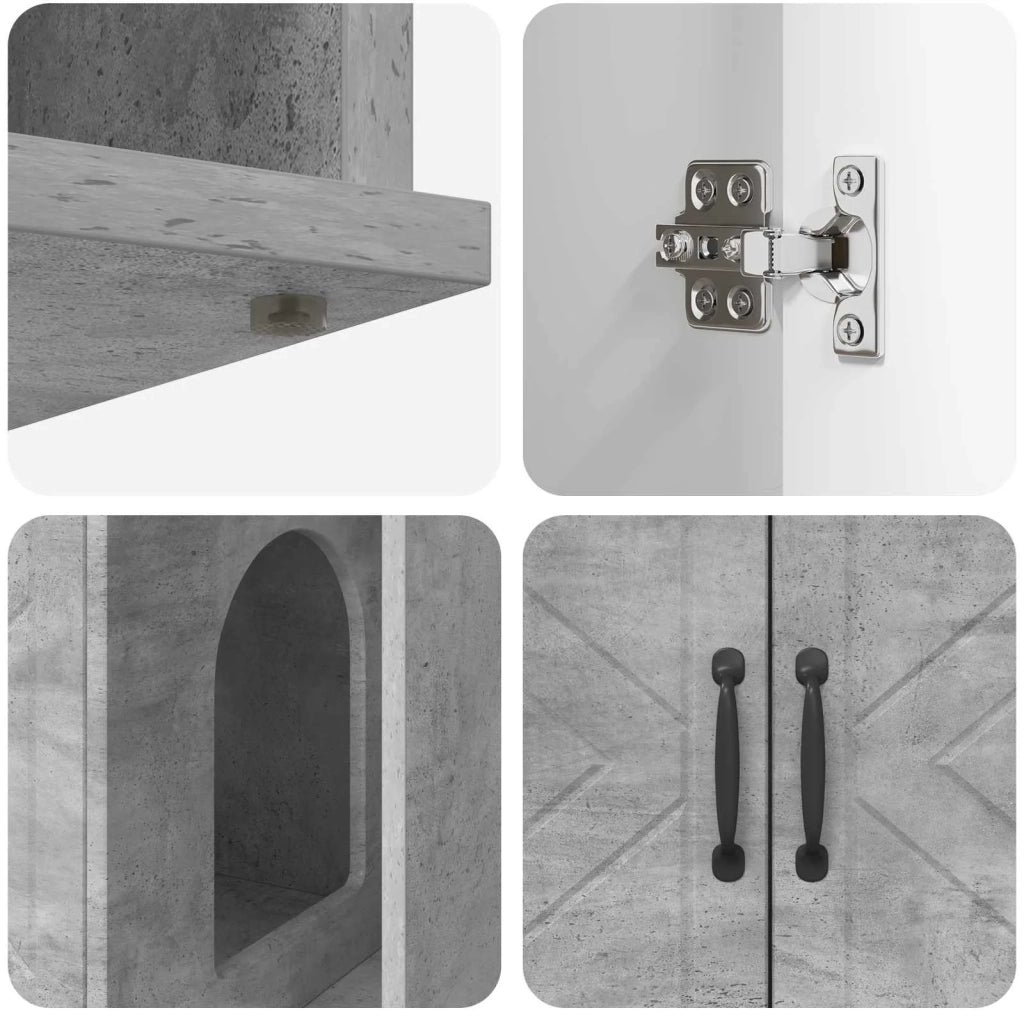 Casa per Gatti Calcestruzzo 85 x 55 x 50 cm Legno multistrato 8000737